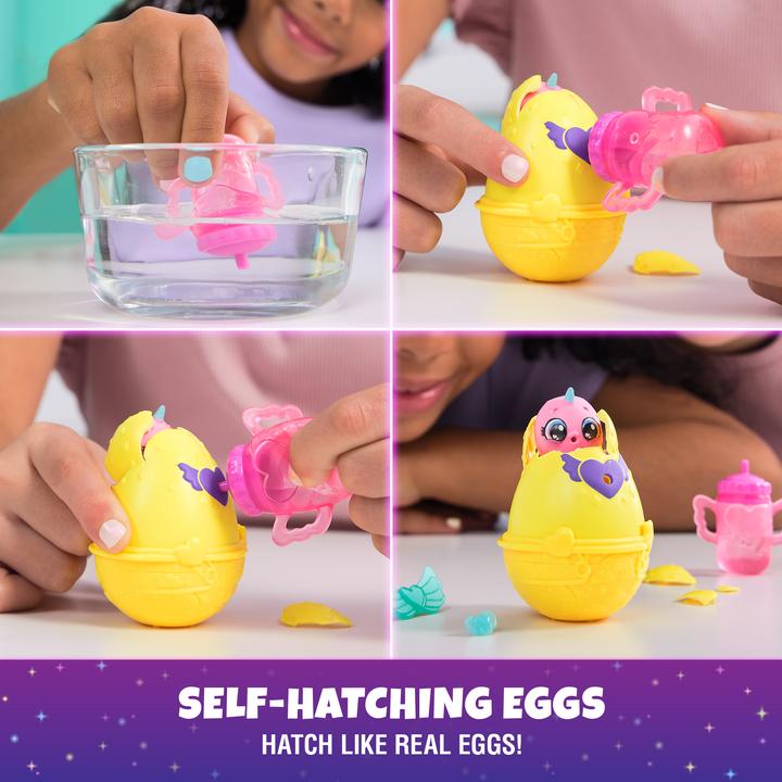 Produktbild Hatchimals EGG COL Hatch Neon Rainbow Basket GML
