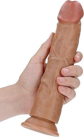 Produktbild RealRock Curved Realistic Dildo with Suction Cup - 9"/ 23 cm
