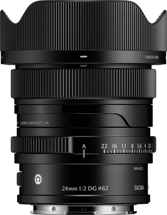 Immagine prodotto Sigma 24mm F2,0 DG | Contemporary (Sony-E) (Black) (Sony E, Full-frame)