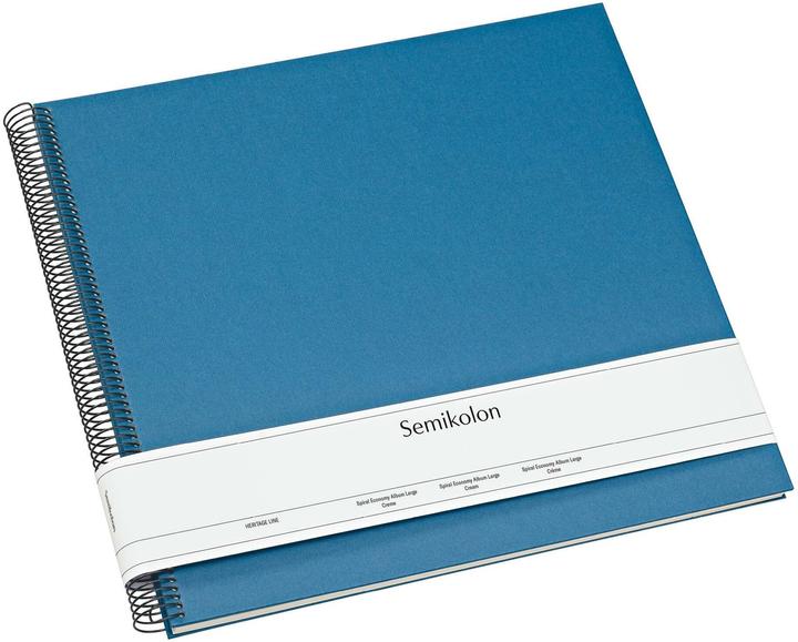 Produktbild Semikolon FOTORINGBUCH 34x32 25bWEISS AZZURRO (13 x 18 cm, 10 x 15 cm, 9 x 13 cm)