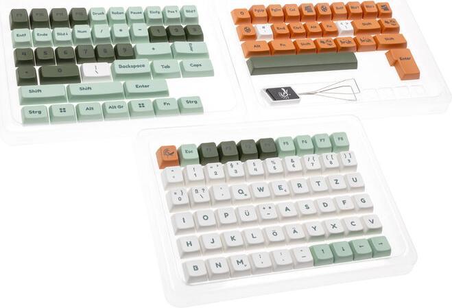 Ducky Dino Keycap Set, PBT, Dye-Sub - MDA