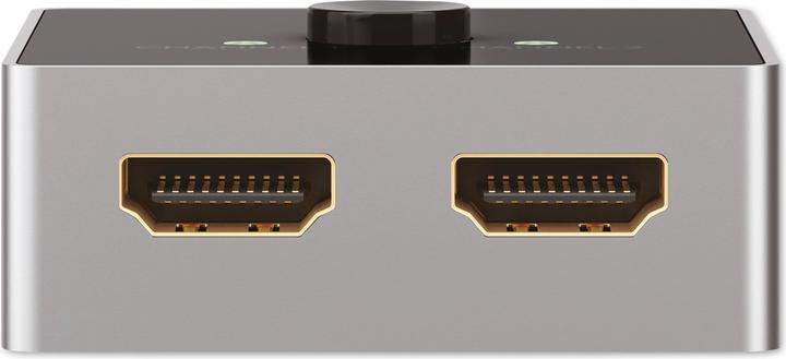 Actual product image Goobay Manual HDMI Switch Box 2 to 1 4K @ 60 Hz