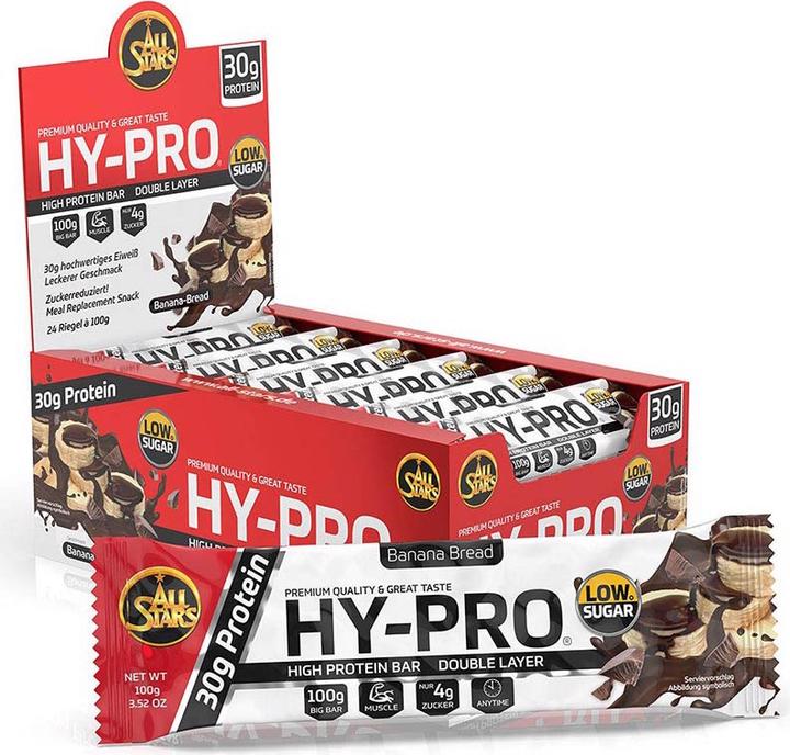 Immagine prodotto All Stars Hy-Pro Bar (24 x 100g) (Croccante al cioccolato e noci, 1 pz., 100 g)