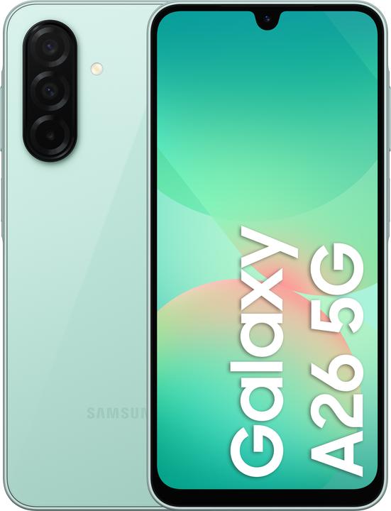 Image du produit Samsung Galaxy A26 (128 Go, Couleur menthe, 6.70", 50 Mpx, 5G)