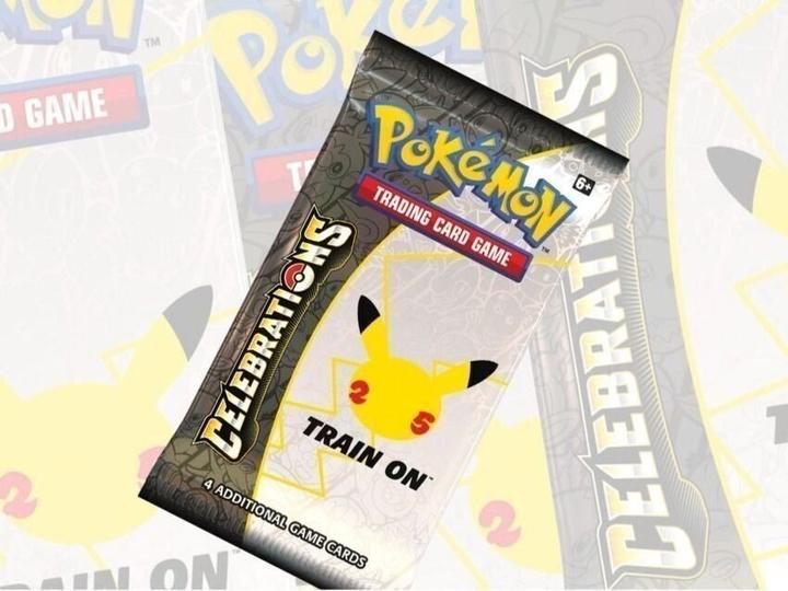 Actual product image Pokémon Celebrations Booster (English, Booster Pack)