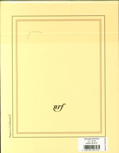 Actual product image Journal : carnet carré pages blanches (French, Michelet Jules, 2023)