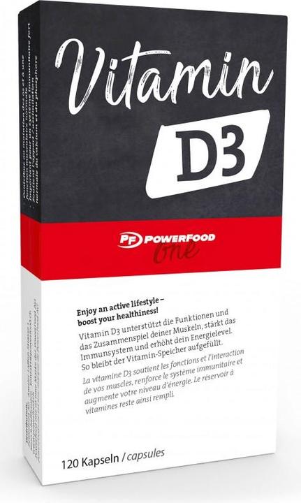 Produktbild PowerFood One Vitamin D3 (120 Stück, Tabletten, 522 g)