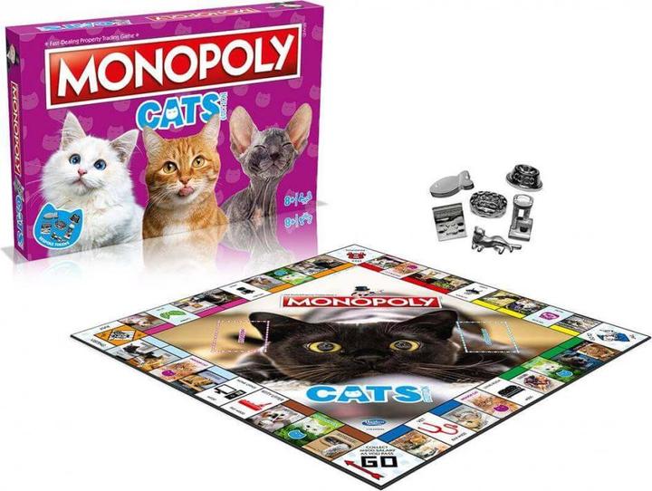 Produktbild Winning Moves Monopoly Cats Edition (English) (Englisch)