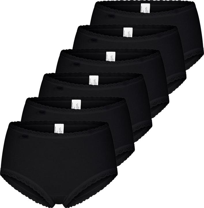 Produktbild Sloggi 6er Pack 24/7 Cotton Lace Midi Slip (42, XL, 6er Pack)