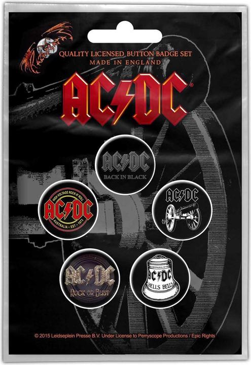 AC/DC For Those About to Rock Abzeichen Set (5er Pack)
