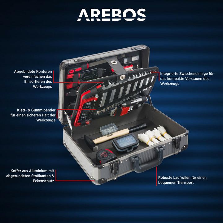 Produktbild Arebos Werkzeugkoffer