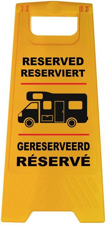 Image du produit ProPlus Panneau de marquage "Réservé" pour "Camping-car