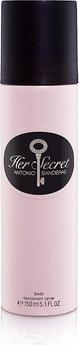 Produktbild Antonio Banderas Her Secret Deodorant Spray 150 ml (Spray, 150 ml)