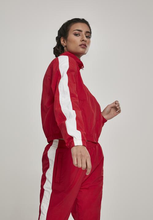 Image du produit Urban Classics Ladies Short Striped Crinkle Track Jacket (S)