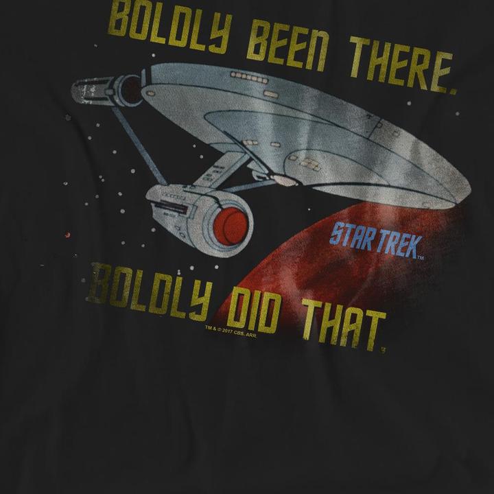 Actual product image Unisex Adult Boldly Did That T-Shirt (M)