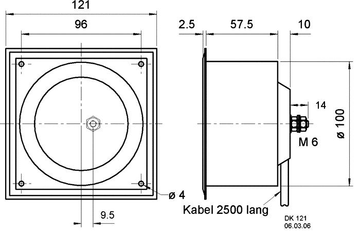 Produktbild Visaton Built in horn speaker, 8 ohm