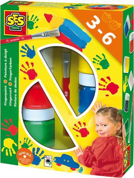 Image du produit Ses Peintures au doigt 6 x 50 ml