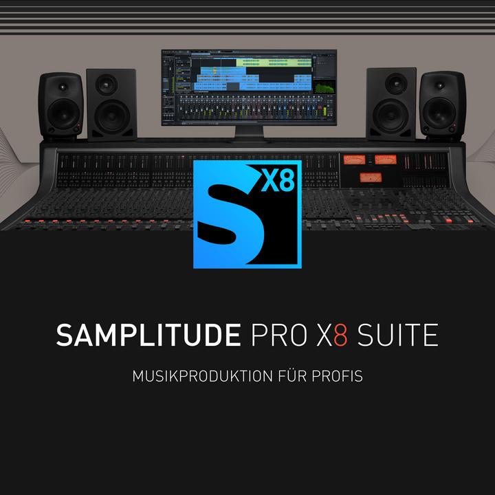 Produktbild Magix SAMPLITUDE Pro X8 Suite Download Code (1 User, 1 Geräte/User, unbegrenzt)