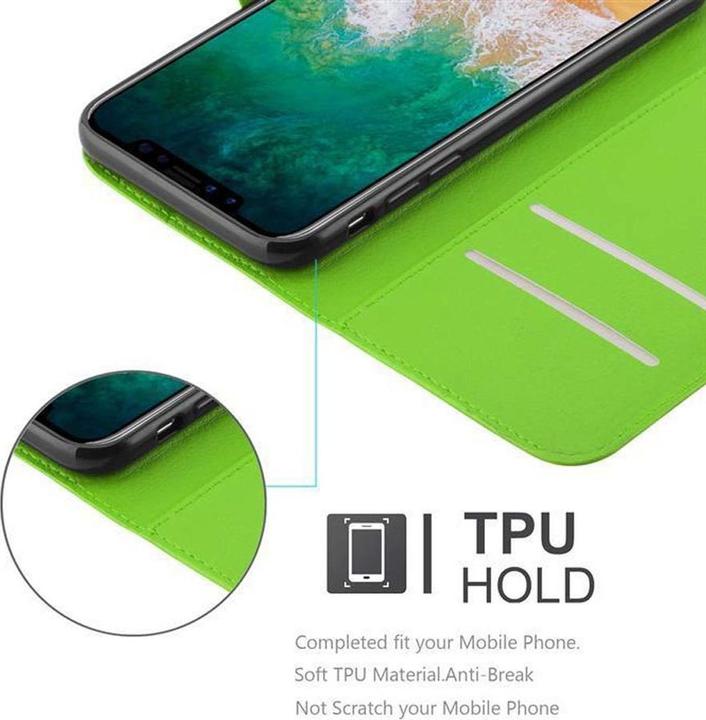 Actual product image Cadorabo Book with stand function cover (Apple iPhone X)