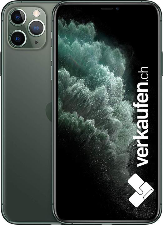 verkaufen.ch iPhone 11 Pro Max (64 GB, Midnight Green, 6.50", 12 Mpx, SIM + eSIM, A / Wie neu)