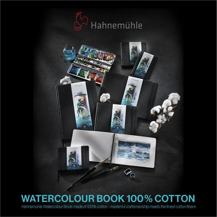 Actual product image Hahnemühle Sketchbook Watercolour Book 100% Cotton (A4, Hardcover)