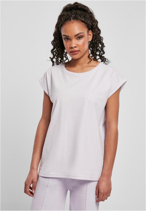 Actual product image Urban Classics Ladies Organic Extended Shoulder Tee (M)