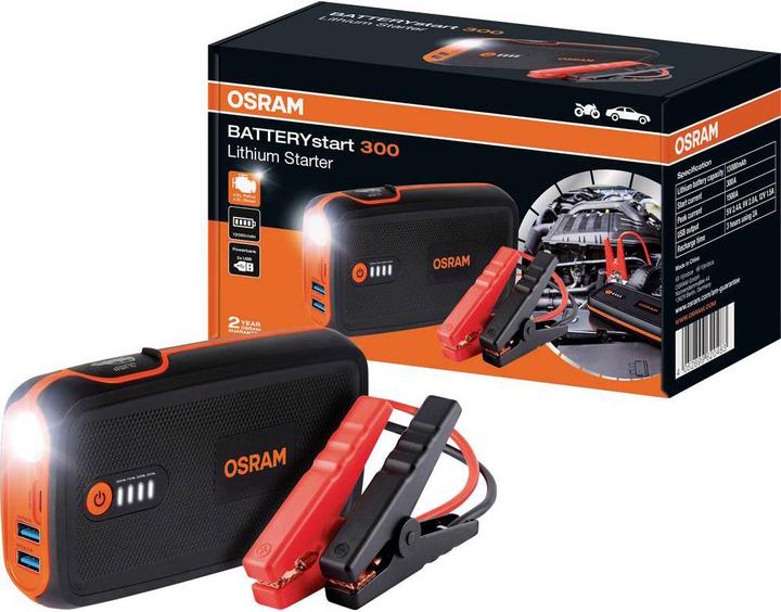 Image du produit Osram BatteryStart 300 (1500 A, 13000 mAh)
