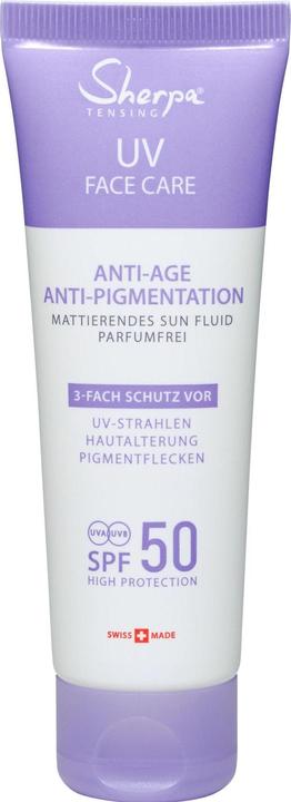 Produktbild Sherpa Tensing Sun Fluid Anti-Aging SPF 50 (Sonnengel, SPF 50, 50 ml, 68 g)