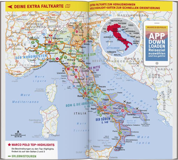 Actual product image Reiseführer Italien (German, Stefanie Buommino, Stefanie Claus, Bettina Dürr, 2024)