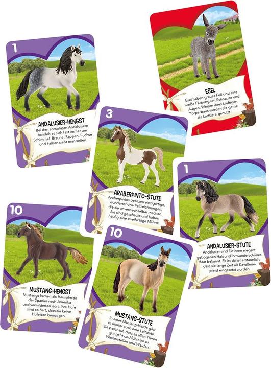 Actual product image Schmidt Spiele Horse Club Horses Pairs Metal Tin (German)