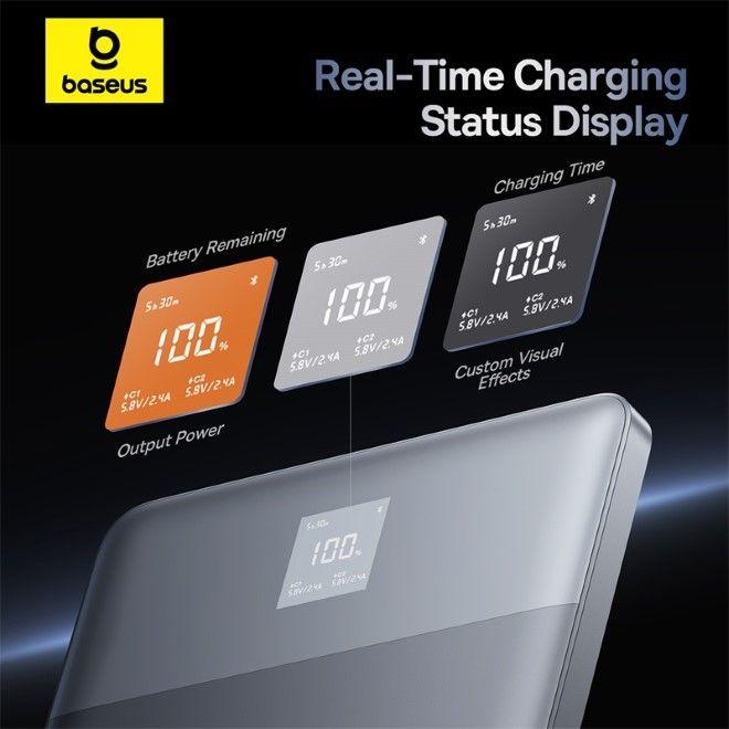 Actual product image Baseus Blade2 Series Fast Charge Powerbank 65W 12000mAh (12000 mAh, 65 W, 65 Wh)