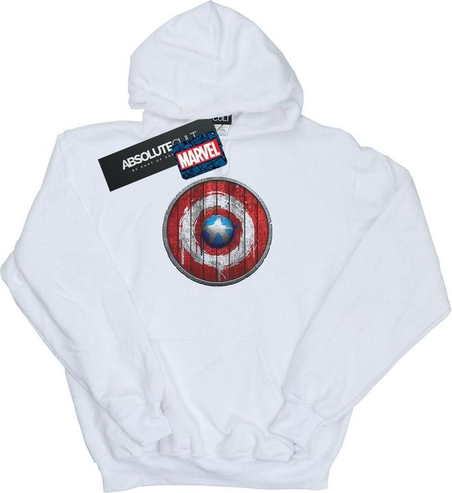 Produktbild Captain America Wooden Shield Kapuzenpullover (S)