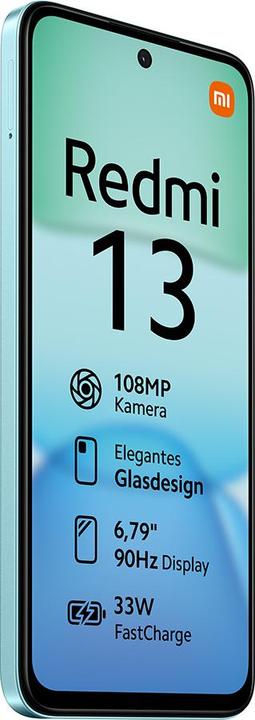 Actual product image Xiaomi Redmi 13 (128 GB, Ocean Blue, 6.79", Hybrid Dual SIM, 108 Mpx, 4G)