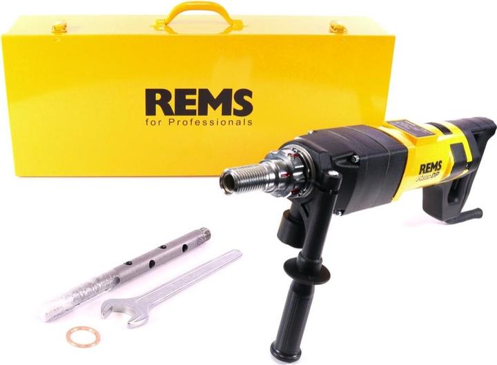 Produktbild Rems Picus DP Diamant Kernbohrmaschine Basic Pack ( 180016 R220 ) + 5 tlg. Zubehör Set + Koffer (Netzbetrieb)