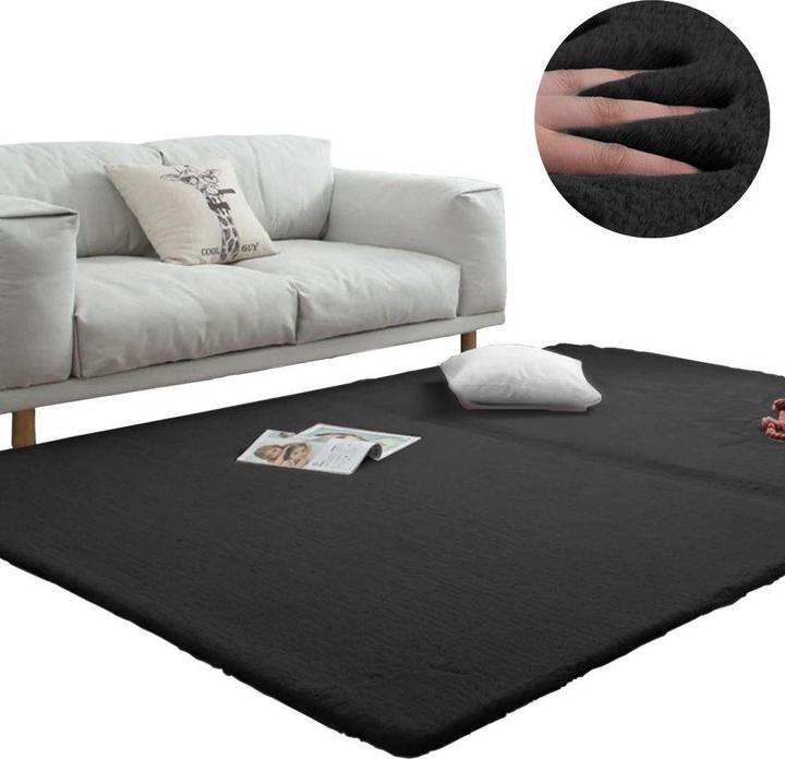 Produktbild Strado Room carpet Rabbit 120x160 Black (Black) universal (160 x 120 cm)