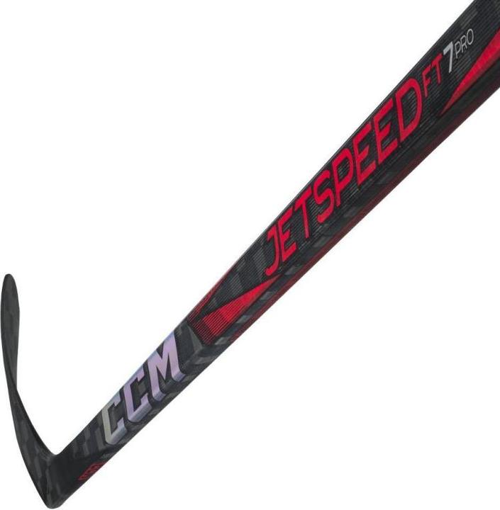 Actual product image CCM JetSpeed FT7 Pro SR Hockey Composite Stick (right, SR 80 Flex, 90TM) (Right)