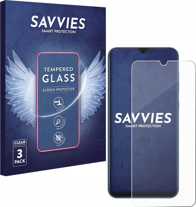 Produktbild Savvies Panzerglas Hartglas Displayschutz (3 Stück, Samsung Galaxy A50)
