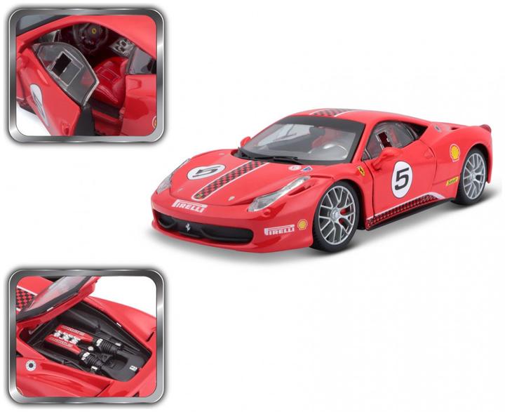 Actual product image Bburago 1:24 Model Car Ferrari 458 Ch