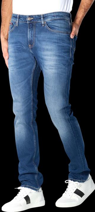 Actual product image Tommy Hilfiger Scanton Slim Fit wilson mid blue stretch (W38/L30)