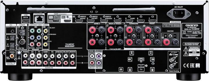 Actual product image Onkyo Tx-Nr747 (7.2 channels, AM, FM)