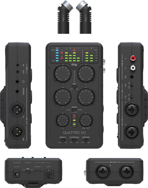 Image du produit IK Multimedia Interface audio IRig Pro Quattro I/O Deluxe (USB)