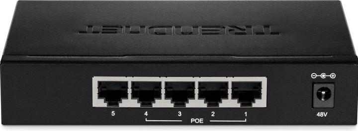 Actual product image Trendnet TPE-TG50ES PoE+ Switch (5 Ports)