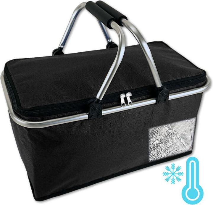 Actual product image Hermex Shopping Basket Carry Basket Cooler Bag Picnic Basket (25 l)