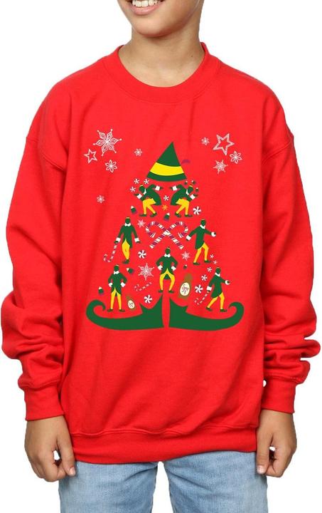 Immagine prodotto Elf Christmas Tree Felpa Ragazzi (140, 146)