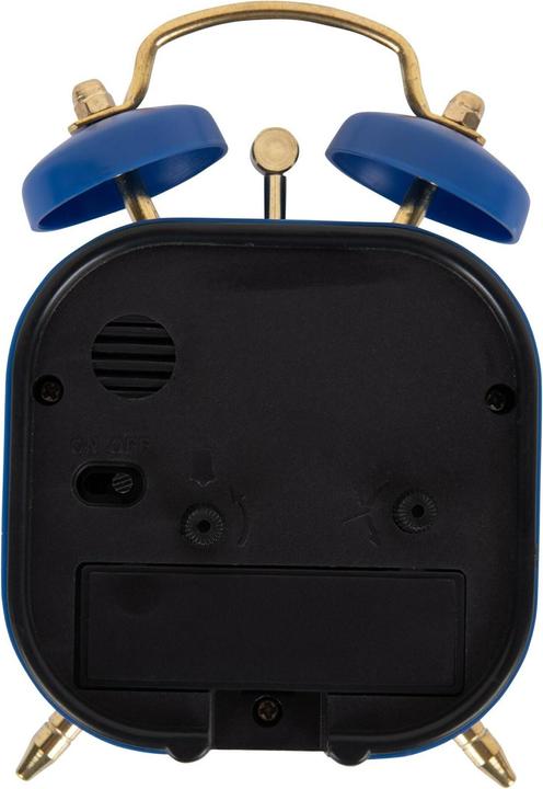 Produktbild Karlsson Klassischer Wecker Metallic Glam square Blue