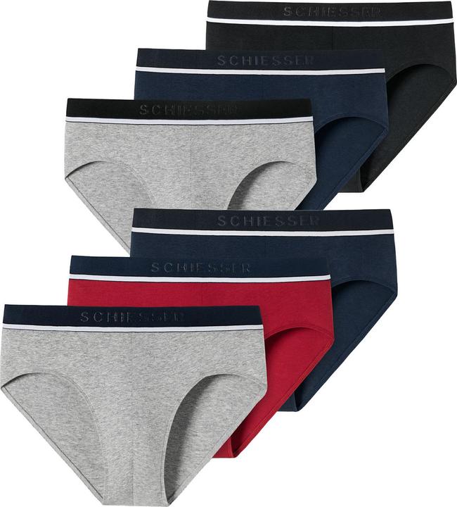 Immagine prodotto Schiesser Slip 95/5 Cotone Biologico (L, confezione da 6)