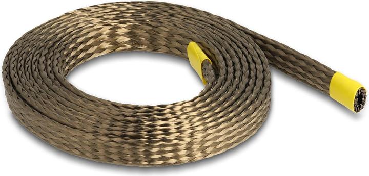 Image du produit Delock Gaine tressée en fibres de basalte 2 m x 10 mm brun (Gaines pour câbles, 200 cm)