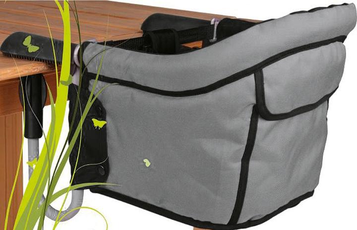 Actual product image ToyToyToy Children's table seat incl. carry bag, 45x35x28cm, grey/black, TC-102
