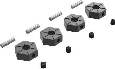 Actual product image Arrma AR310816 Wheel Hex Metal 12mm (4)