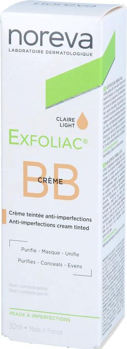 Produktbild Noreva Exfoliac getönte BB-Creme hell, 30 ml Creme